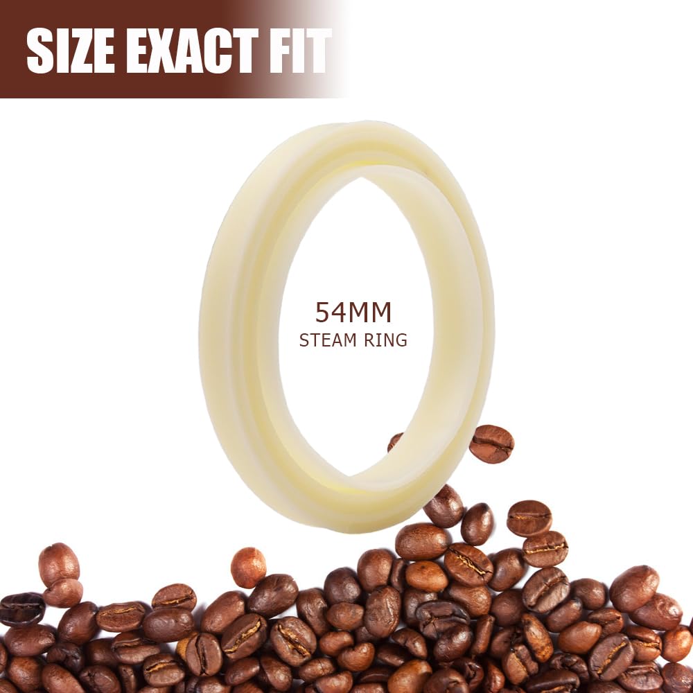 Dianrui 2Pcs 54Mm Silicone Steam Ring For Breville Espresso Machine 878/870/860/880/810/840/450/500 And For Sage 880/878/875/870